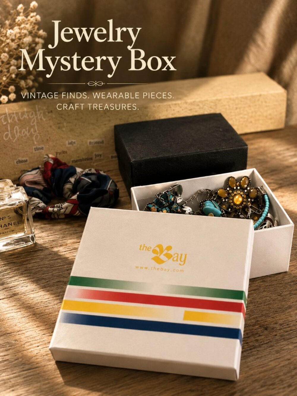 Jewelry Drawer Mystery Box | Vintage, Wearable & Craft Pieces